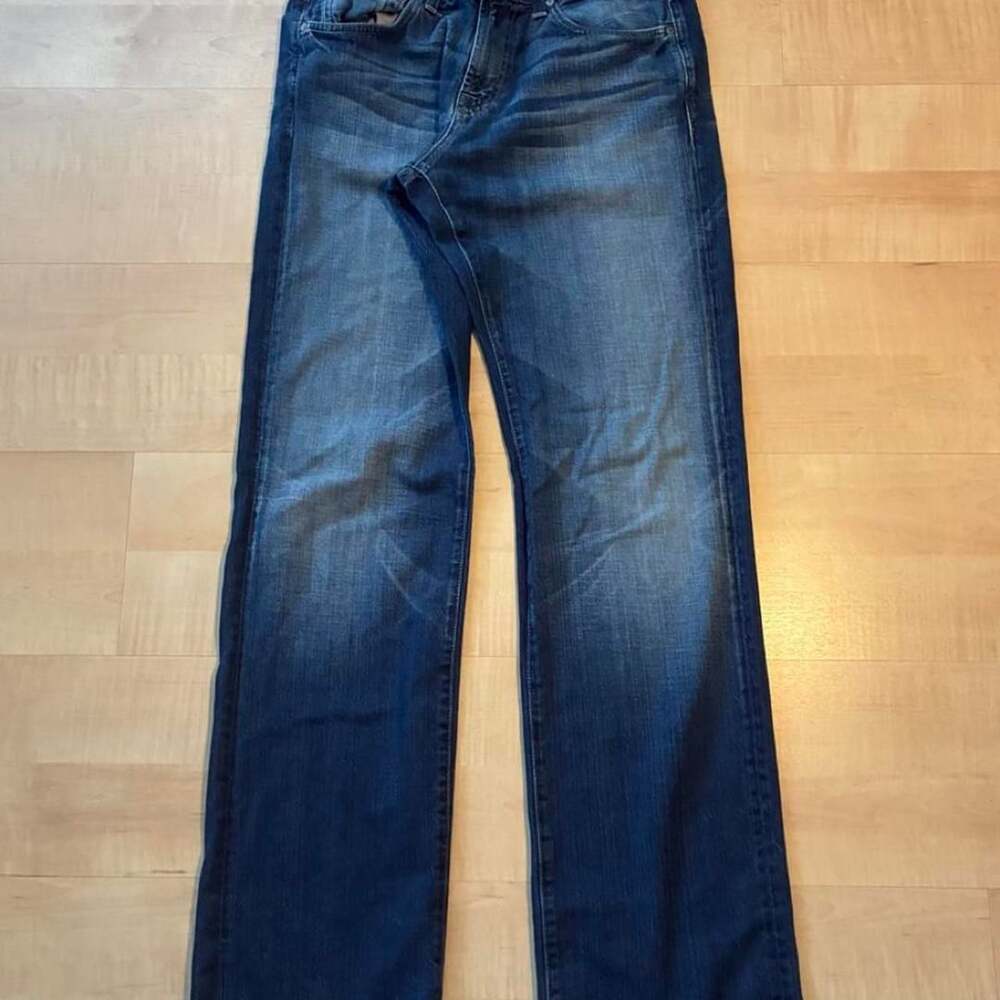 7 For All Mankind Austyn Relaxed Straight Dark Wash Jeans 32x33
